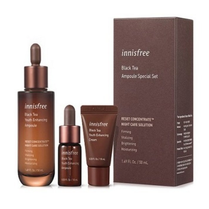 이니스프리 블랙티 유스 인핸싱 앰플 대용량 세트, 1개, 50ml