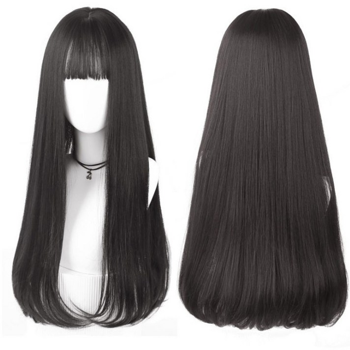 긴머리 C컬 통가발 자연스러운가발 C컬가발 롱가발 긴머리 롱C컬 여성통가발 C컬통가발 긴머리가발 웨이브가발, 애쉬그레이