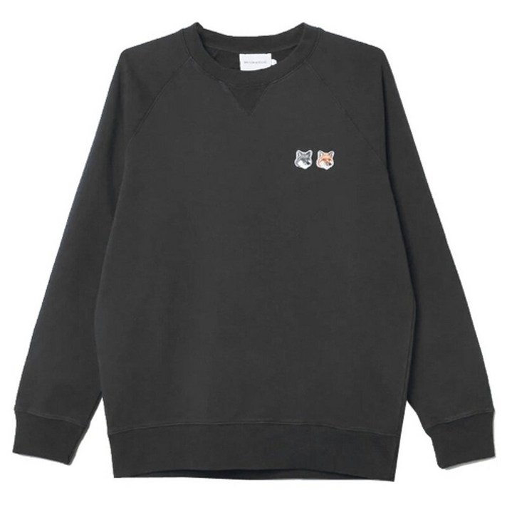 MAISON KITSUNE [명품]메종키츠네 23FW 더블 폭스 패치 맨투맨 앤트러사이트..