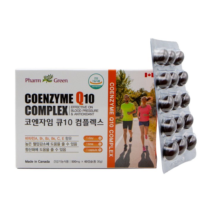 팜그린 코엔자임 큐10 500mg x 60캡슐