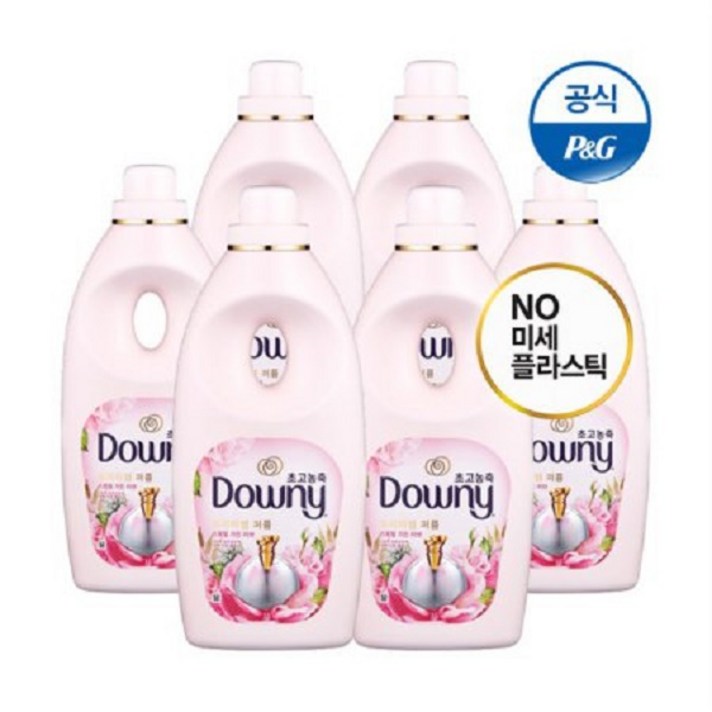 다우니 보타니스 섬유유연제 스프링가든러브 향, 1L, 6개