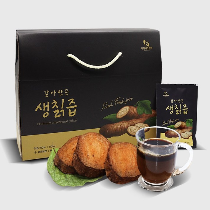 강원도 화천 진한 프리미엄 생 칡즙 100% 110ml 30개