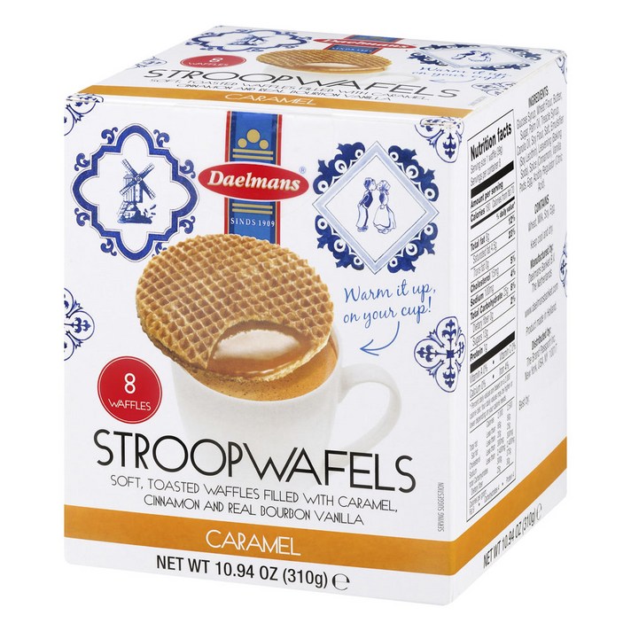 델만스 스트룹와플, 카라멜(Caramel), 310g