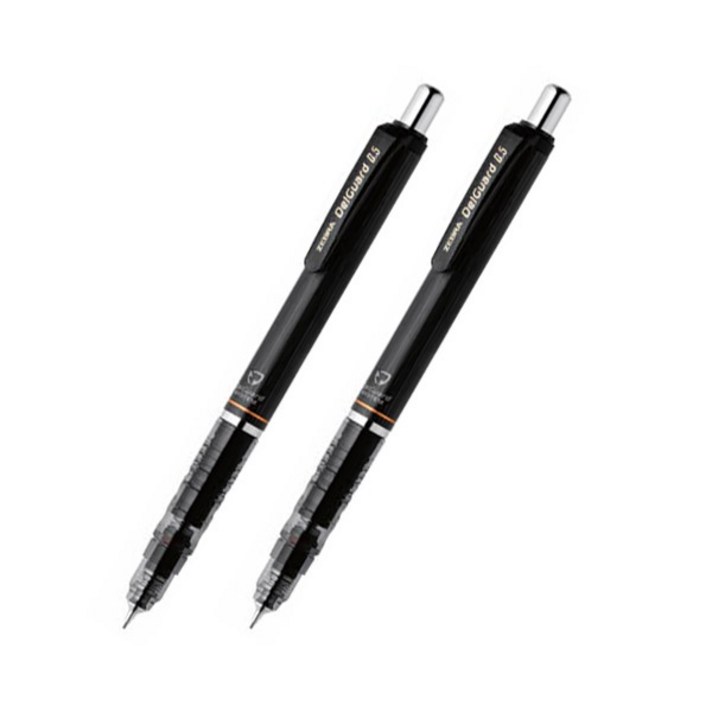 제브라 델가드 샤프펜슬 검정, 0.5mm, 2개