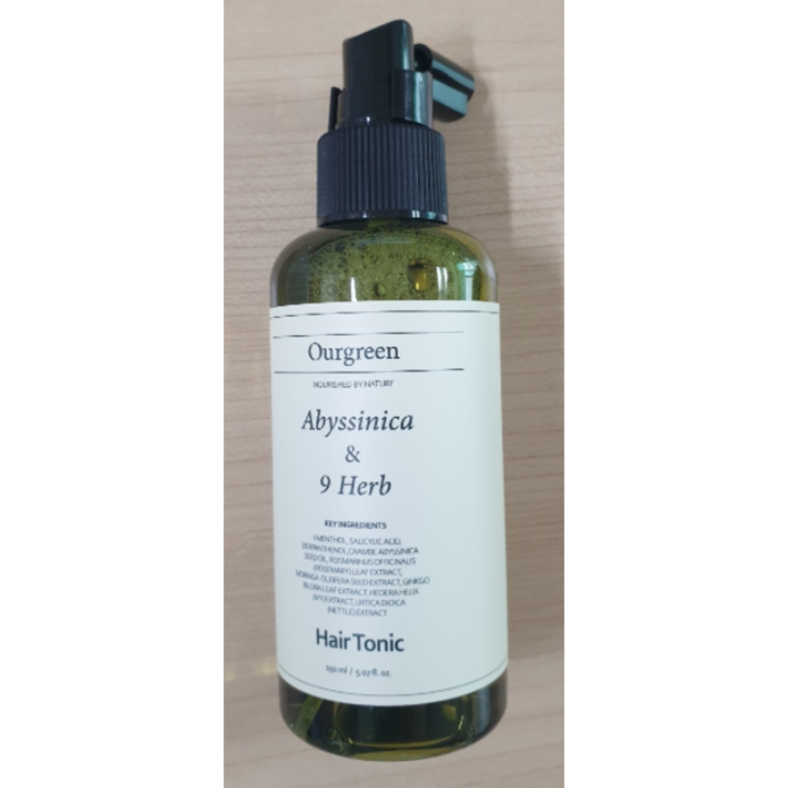 아워그린 아비시니카 나인허브 탈모 헤어 토닉, 2개, 150ml