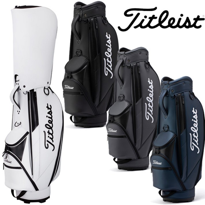 타이틀리스트 캐디백 남성골프가방 코어에센셜 TB22 TB22CTCEK 후드포함, 네이비