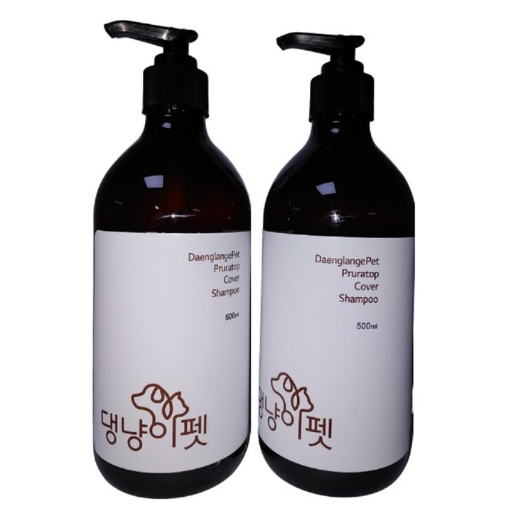 할인이벤트댕냥이펫 약용샴푸 500ml 2병피부관리까지 해주는 약용샴푸, 2개, 500ml