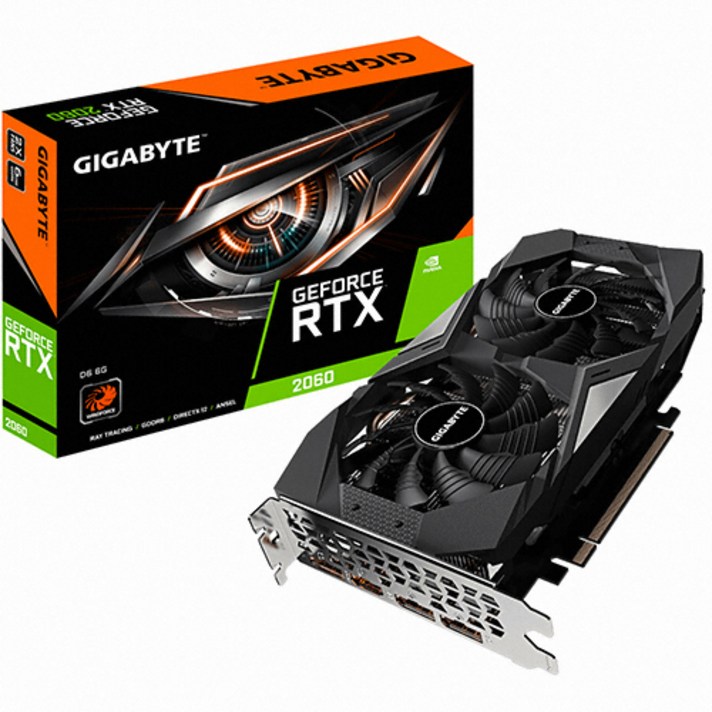 기가바이트 지포스 RTX 2060 UDV D6 6GB 그래픽카드 GV-N2060D6-6GD (제이씨현)