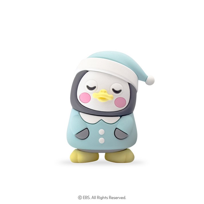 베이비펭수 차량용 통풍구 클립형 방향제 본품, 1개, 잠옷펭수