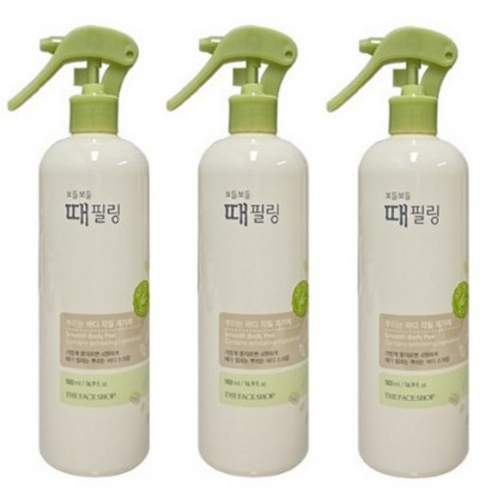 더페이스샵 보들보들 때필링 대용량 3개세트 (500ml+500ml+500ml)