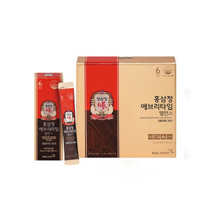 정관장 홍삼정 에브리타임밸런스10mlx60입, 10ml, 60포