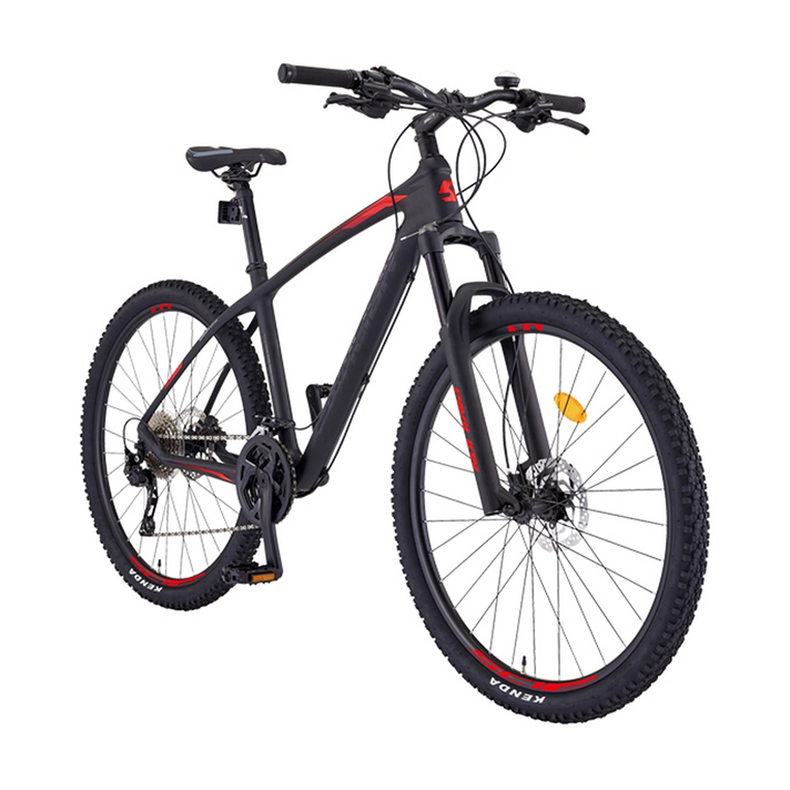 올인원팩 삼천리자전거 스마트 파빌리온CB500 데오레30단 에어서스펜션 카본MTB자전거, 17인치, 98% 완성조립 택배(수도권.전국), A8.피스타 블랙레드 (L)