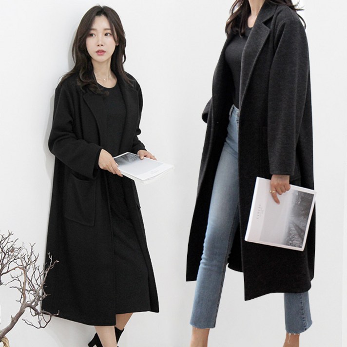 세이스타일 여성용 테일러 롱 자켓