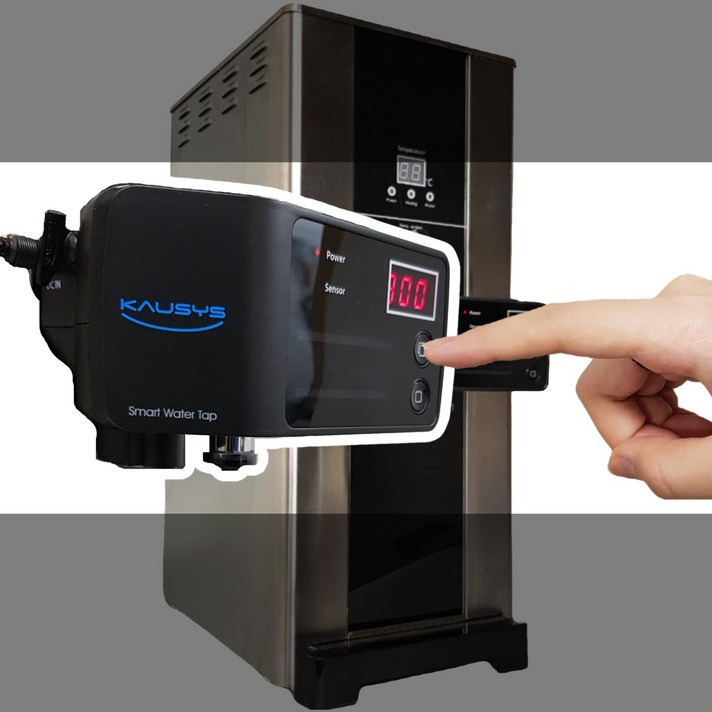  핫워터디스펜서 전용 자동코크 원터치 버튼형 / 적외선 센서형, 옵션 01 버튼형(핫워터디스펜서 미포함) 