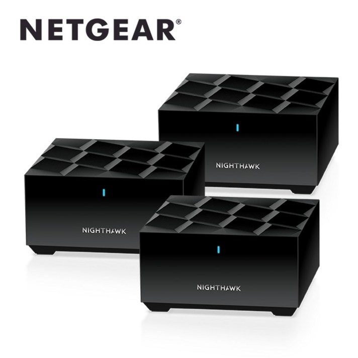 넷기어 나이트호크 MK63 WiFi 6 메시 와이파이 시스템 공유기 3pack AX1800