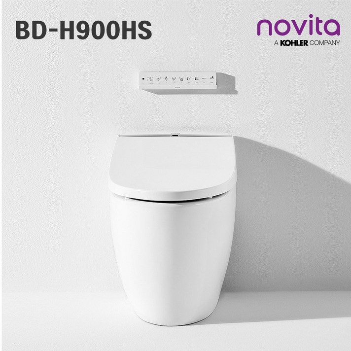 노비타 살균 프리미엄 자동 물내림 방수비데 BD-H900HS (뉴트럴 실버)