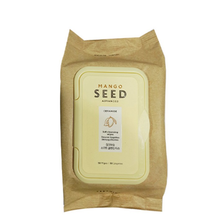 더페이스샵 망고씨드 실크보습 클렌징 티슈 2개, 100매