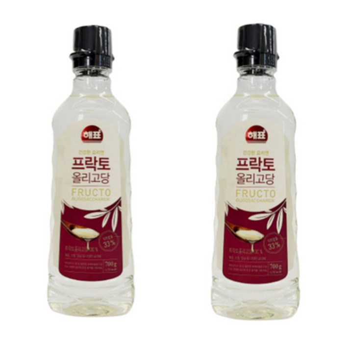 해표 프락토 올리고당 수수조청 물엿 무엿 요리당 2개, 해표 프락토 올리고당 700g, 상세페이지 참조