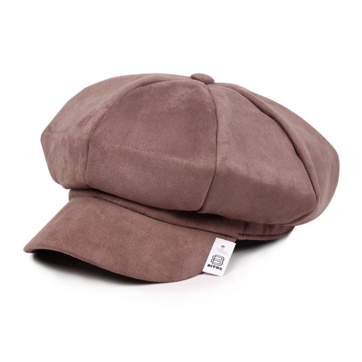 비토스 벨로아 원단 베이직 빵모자 팔각모
