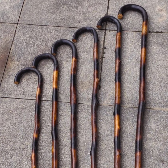 효도 선물 어르신 천연 원목 장수 연수목 지팡이, 110CM (직경 2.8-3.5CM)