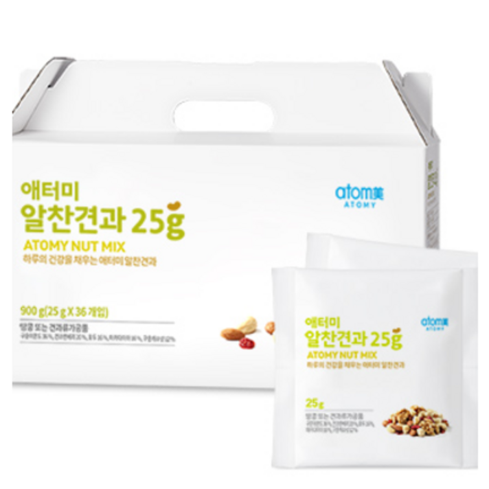 애터미 하루 견과 세트 (25g X 36개입) 1박스
