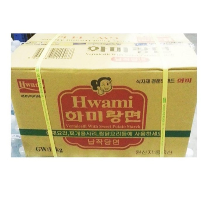 [더착한푸드]납작당면(화미 14K) 식자재마트 대용량 업소용 당면 납작당면 찰당면 고구마당면 중화당면