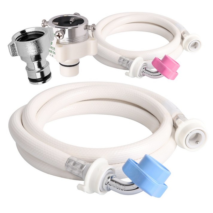 와이넷 딱이지PVC세탁기호스, 딱이지PVC세탁기호스2M, 냉수