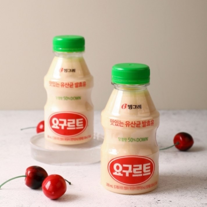 (당일 입고제품 당일 출고로 1일 더 소요) 빙그레 대용량 요구르트 280ml x 20개