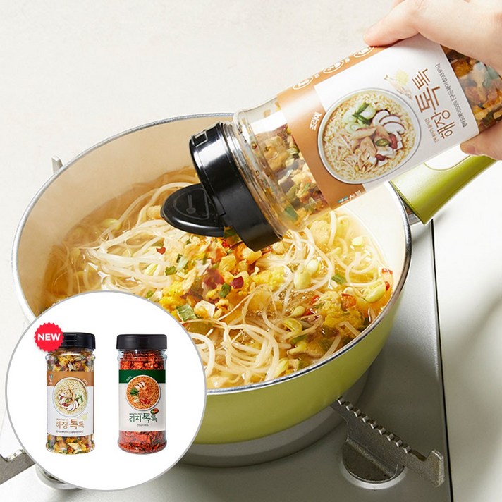 [H호텔급라면] 해장톡톡1개+김치톡톡 1개, 2개, 60g+100g