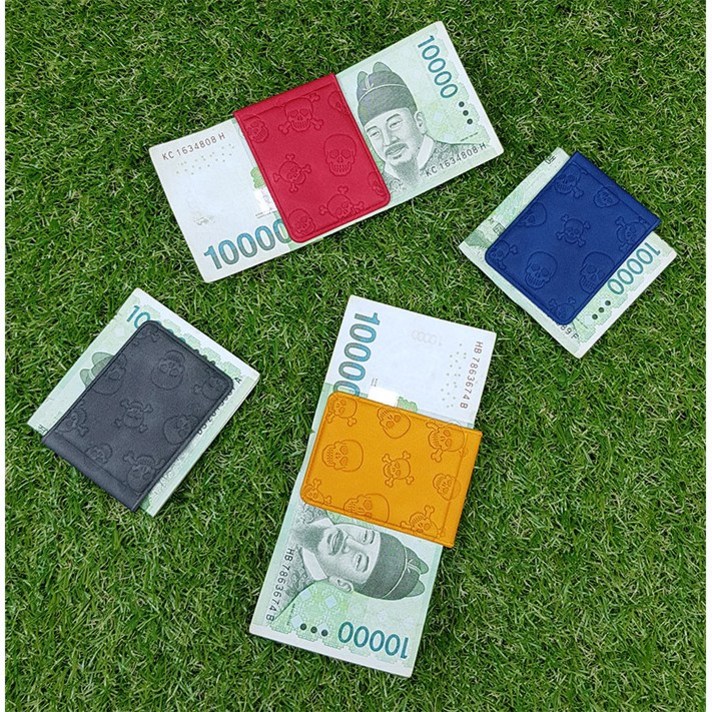 골프머니클립 스컬머니클립 해골무늬 스목마