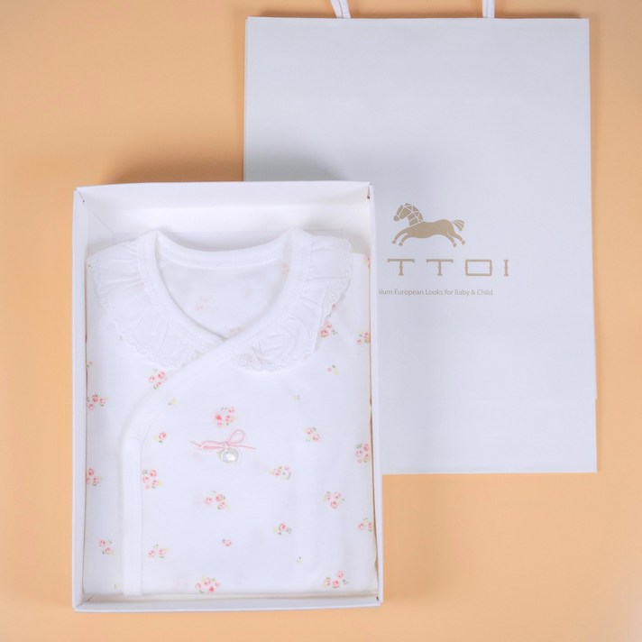 백화점 에뜨와 신생아 배냇가운 사계절 출산선물 배냇저고리 IV0327