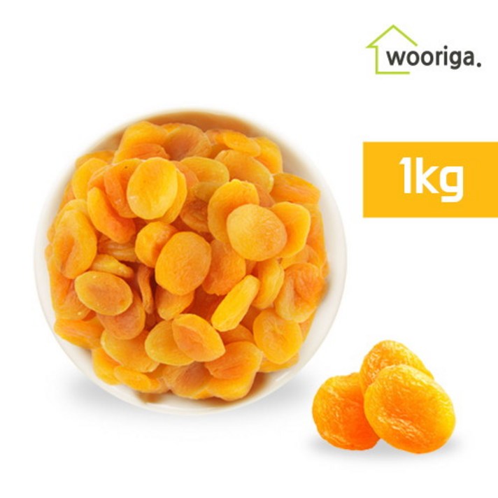 우리가스토리 건살구 1kg 건과일, 단품없음