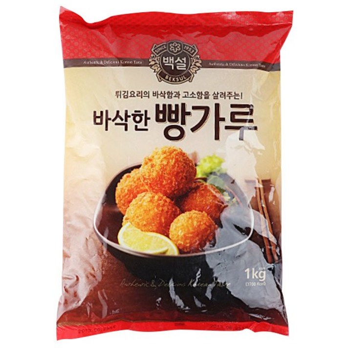 백설 바삭한빵가루, 1kg, 1개
