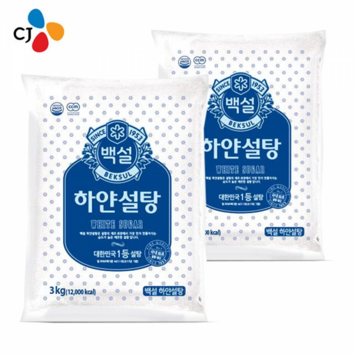 (CJ)하얀설탕3kg x8, 단품