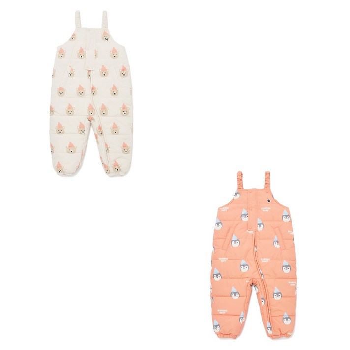 블루독베이비 타임스퀘어점 베어 스노우 패딩 오버롤 44C14420 484634