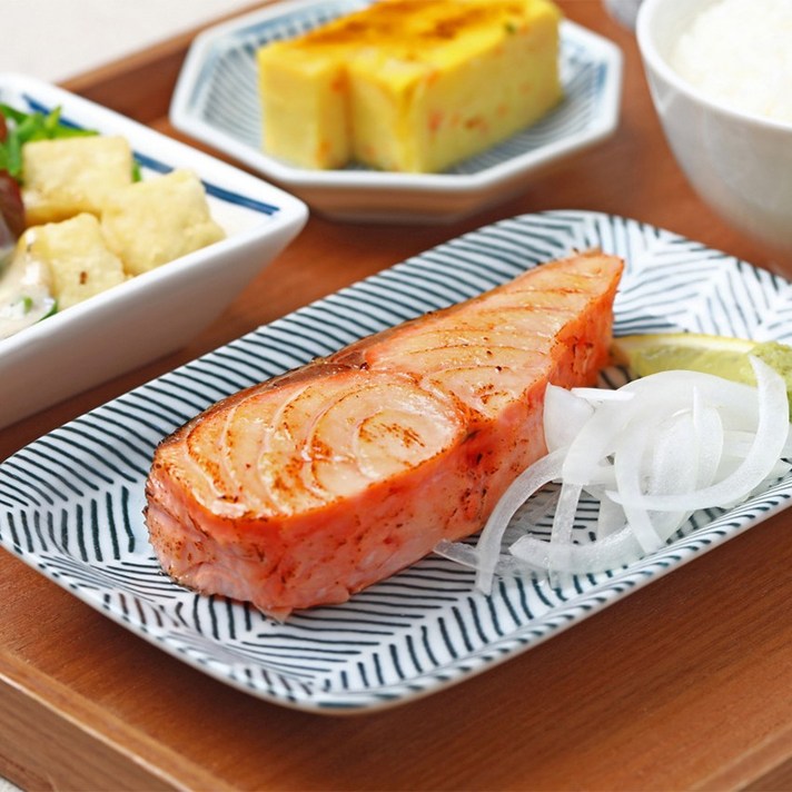 습관상점 간편하게 연어스테이크 6종 연어구이 연어요리 연어다이어트 아기연어구이, 80g*12팩, 어니언