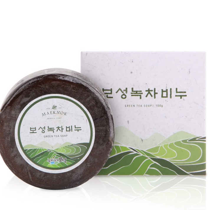 맥녹 보성녹차비누 클렌징비누 천연비누 맥반석비누 선물용비누 답례품