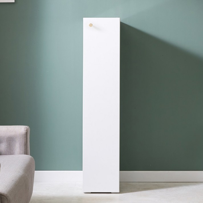 리프리홈 코지 틈새 1200 수납장 250mm, 화이트 