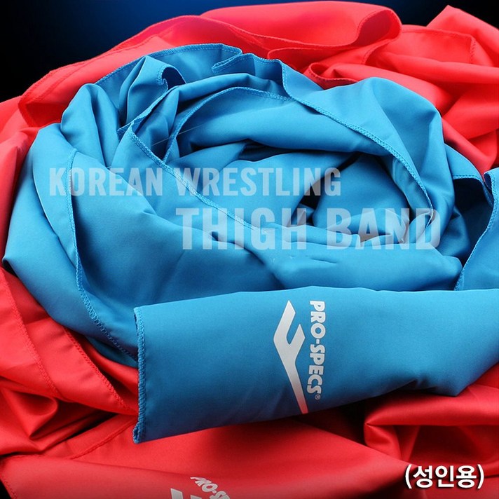 씨름 샅바 블루+레드(1세트) 어른용 성인 민속 동호회 청 연습용, 본상품선택