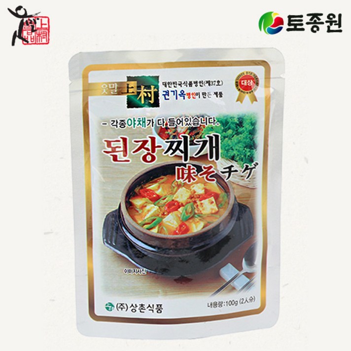 토종원 된장찌개100g x 5개 명인37호