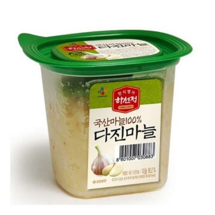 (냉장)씨제이제일제당 하선정 다진마늘250g, 250g, 1개