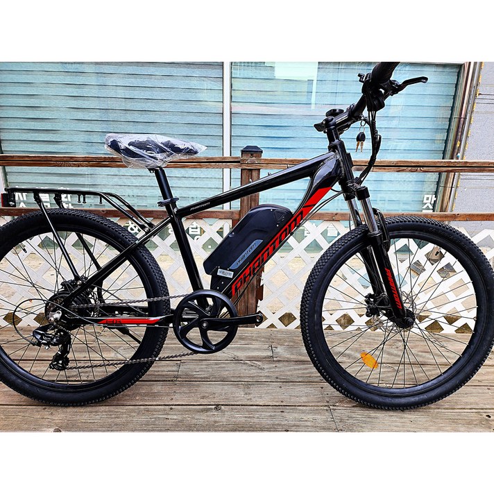 [삼천리자전거 플러스샵] 팬텀 HX 삼천리 2023년 26인치 MTB 전기 자전거 7단 파스 / 스로틀 겸용 - 100% 완조립 배송 / 사은품 증정 / 헬멧 증정, 블랙 - 100%완조립 배송