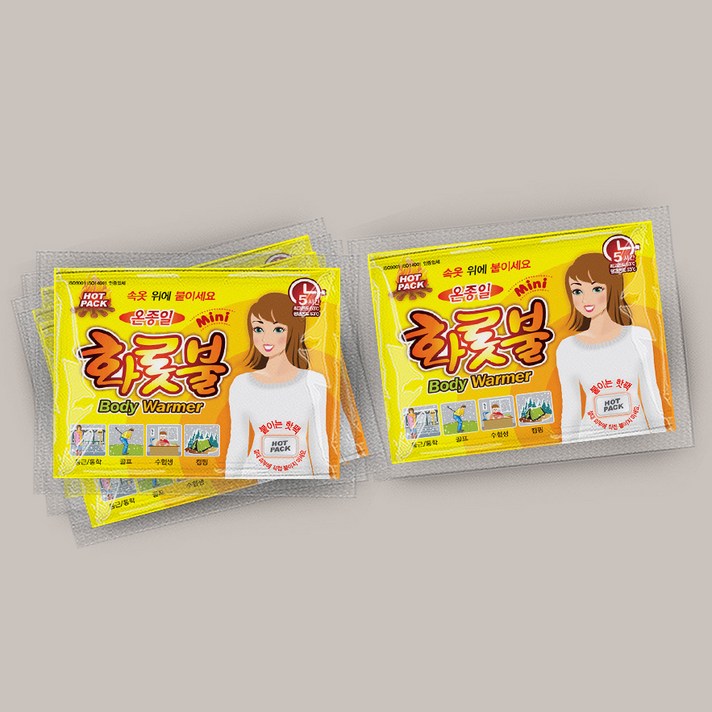 19년생산 국산 온종일화롯불 붙이는 미니 파스형 몸난로 길냥이 패치형 미니핫팩, 30매