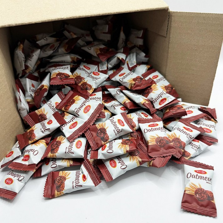  오트밀 초콜릿 미니바이트 대용량 과자 300개 