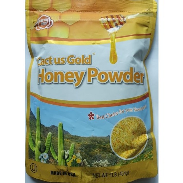 캑터스 골드 선인장 허니파우더 꿀가루 454g, 1개