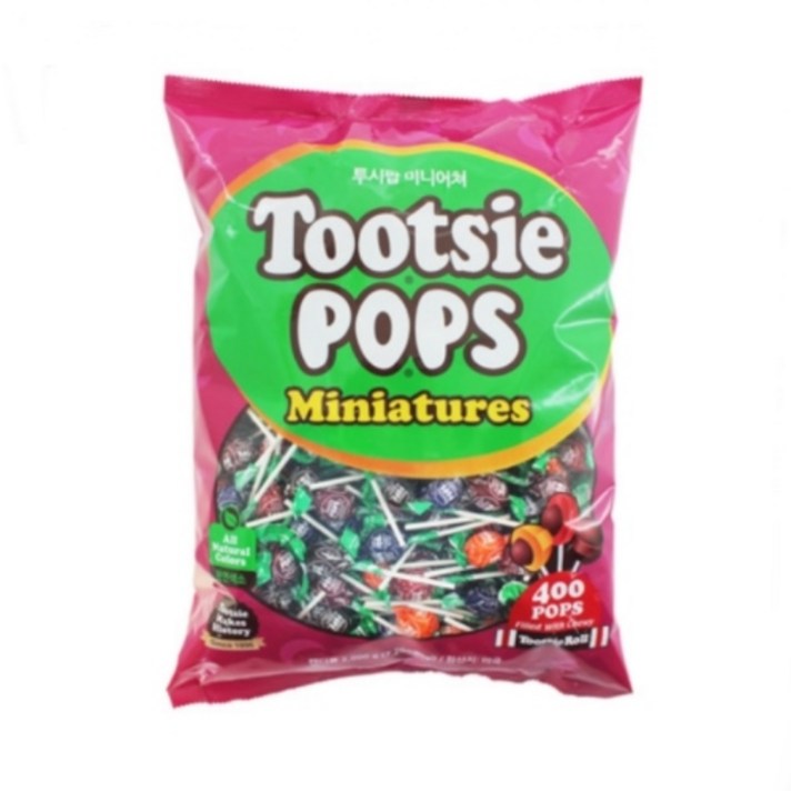 투시팝 미니어처 막대사탕, 5g, 400개