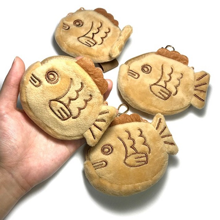 요니크 붕어빵 동전지갑 에어팟 파우치 미니지갑 붕어 열쇠고리 가방 키링 고리 인싸템