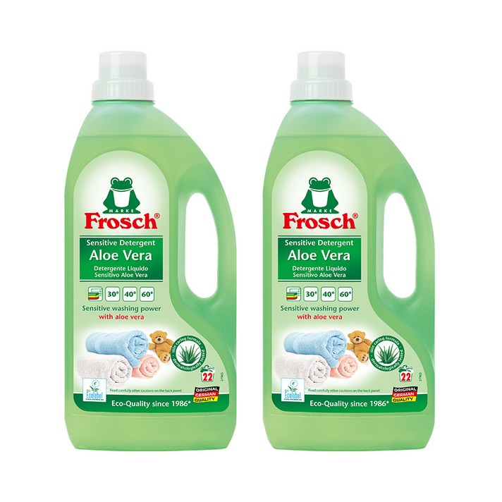  프로쉬 알로에베라 세탁세제, 1500ml, 2개 