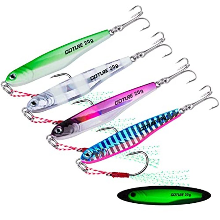 미니 트립 미끼 싱크 금속 숟가락 미끼 미끼 주조 트롤 미끼 신선한 물 생리 식염수 (B-Multi Colors 0.53oz／15g(4PCS)), 본상품