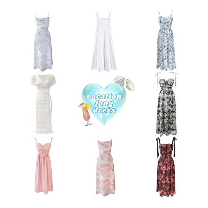 기획특가최저가 고퀄 바캉스 롱 원피스 모음 휴양지룩 바캉스룩 롱원피스 여름원피스 비치원피스